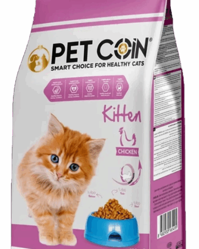 PETCOİN TAVUK ETLİ YAVRU KEDİ MAMASI 15 KG