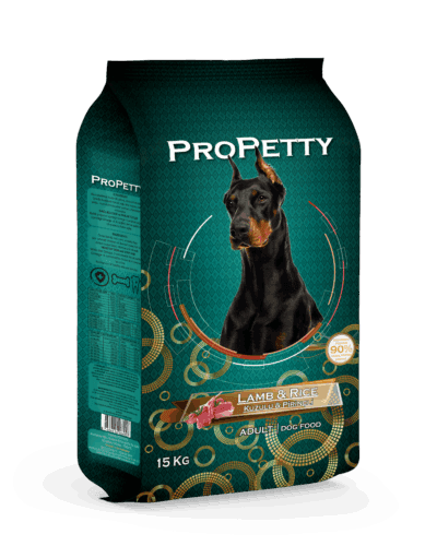 ProPetty Kuzu Etli Pirinçli Kuru Köpek Maması 15 kg