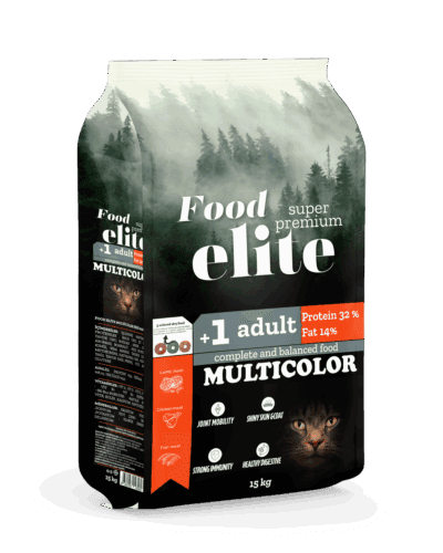 FOOD ELİTE MULTİCOLOR SÜPER PREMİUM KEDİ MAMASI 15 KG.