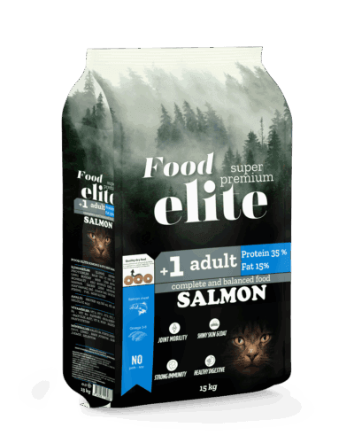 FOOD ELİTE SALMON SÜPER PREMİUM KEDİ MAMASI 15 KG.