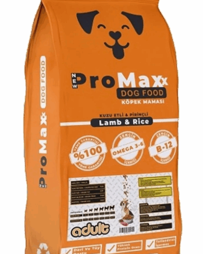 PROMAXX Kuzu Etli Pirinçli Kuru Köpek Maması 15 KG