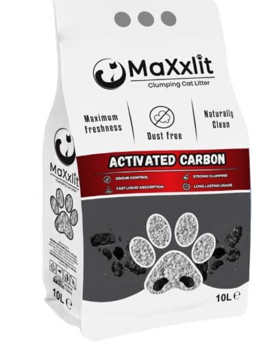 MAXXLİT AKTİF KARBONLU KEDİ KUMU 10 LT.