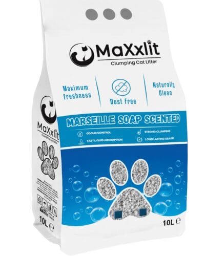 MAXXLİT MARSİLYA SABUN KOKULU KEDİ KUMU 10 LT.