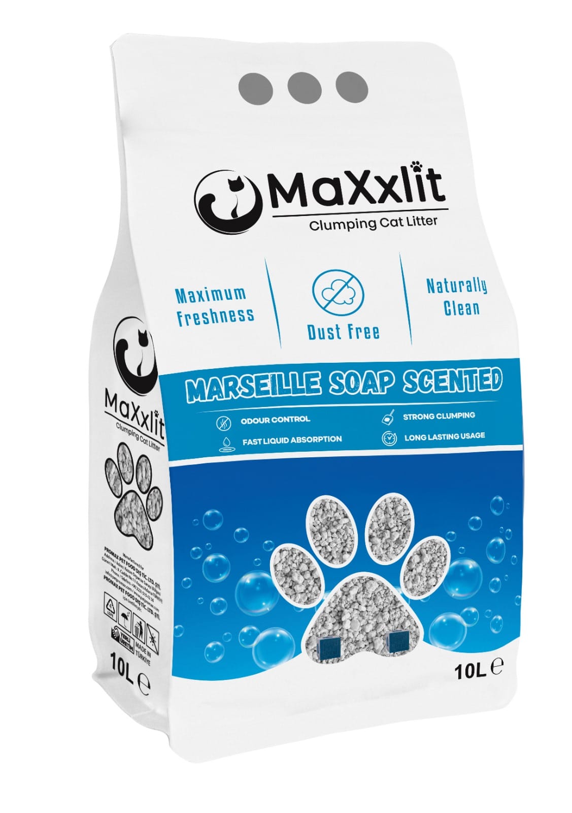 MAXXLİT MARSİLYA SABUN KOKULU KEDİ KUMU 10 LT.